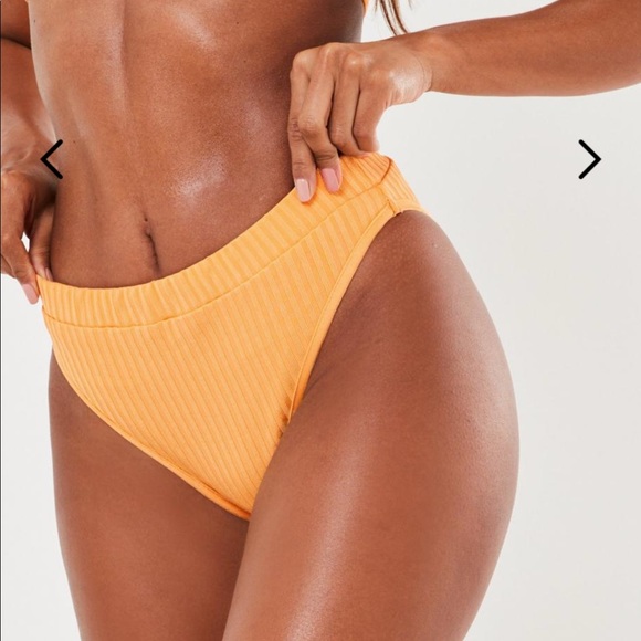 Missguided Other - Missguided rib bandage high leg bikini bottom
